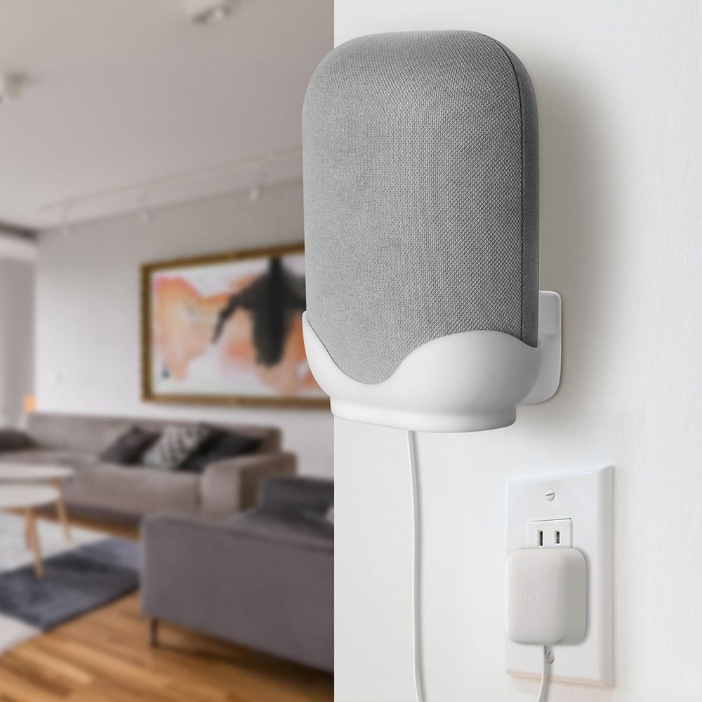 Google Speaker Nest Audio - Dayanıklı, Yerden Tasarruf Sağlayan, Duvara Monte